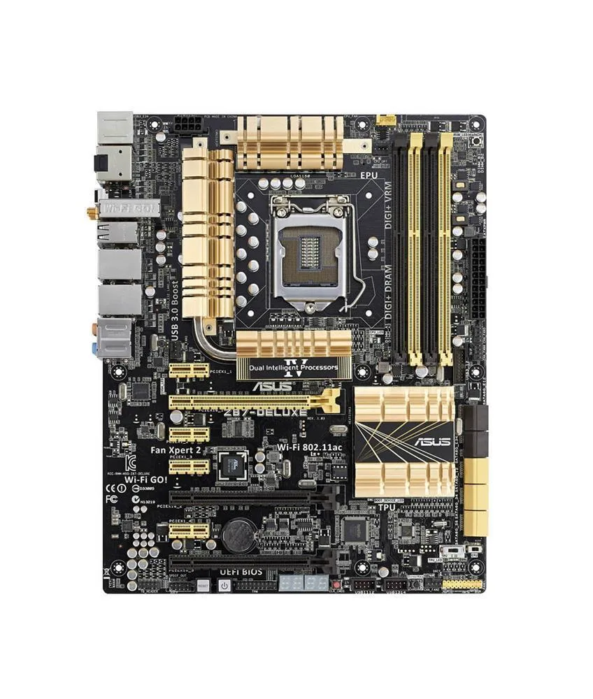 90MB0DU0-M0EAY5 - Asus Z87-Deluxe (C2) Desktop Motherboard Intel Z87 Express Chipset Socket H3 LGA-1150