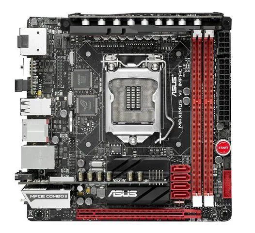 90MB0FT0-M0EAY5 - ASUS ROG Maximus VI Impact Desktop Motherboard Intel Z87 Express Chipset Socket H3 LGA-1150