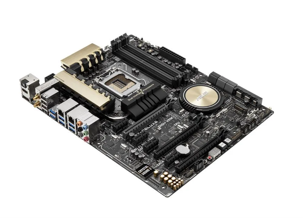 90MB0HZ1-M0EAY0 - Asus Z97-DELUXE(NFC & WLC) Desktop Motherboard Intel Z97 Express Chipset Socket H3 LGA-1150
