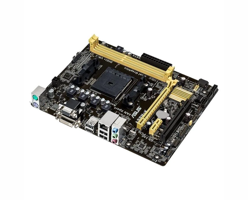 90MB0IY0-M0EAY0 - Asus A58M-K Desktop Motherboard AMD A58 Chipset Socket FM2+