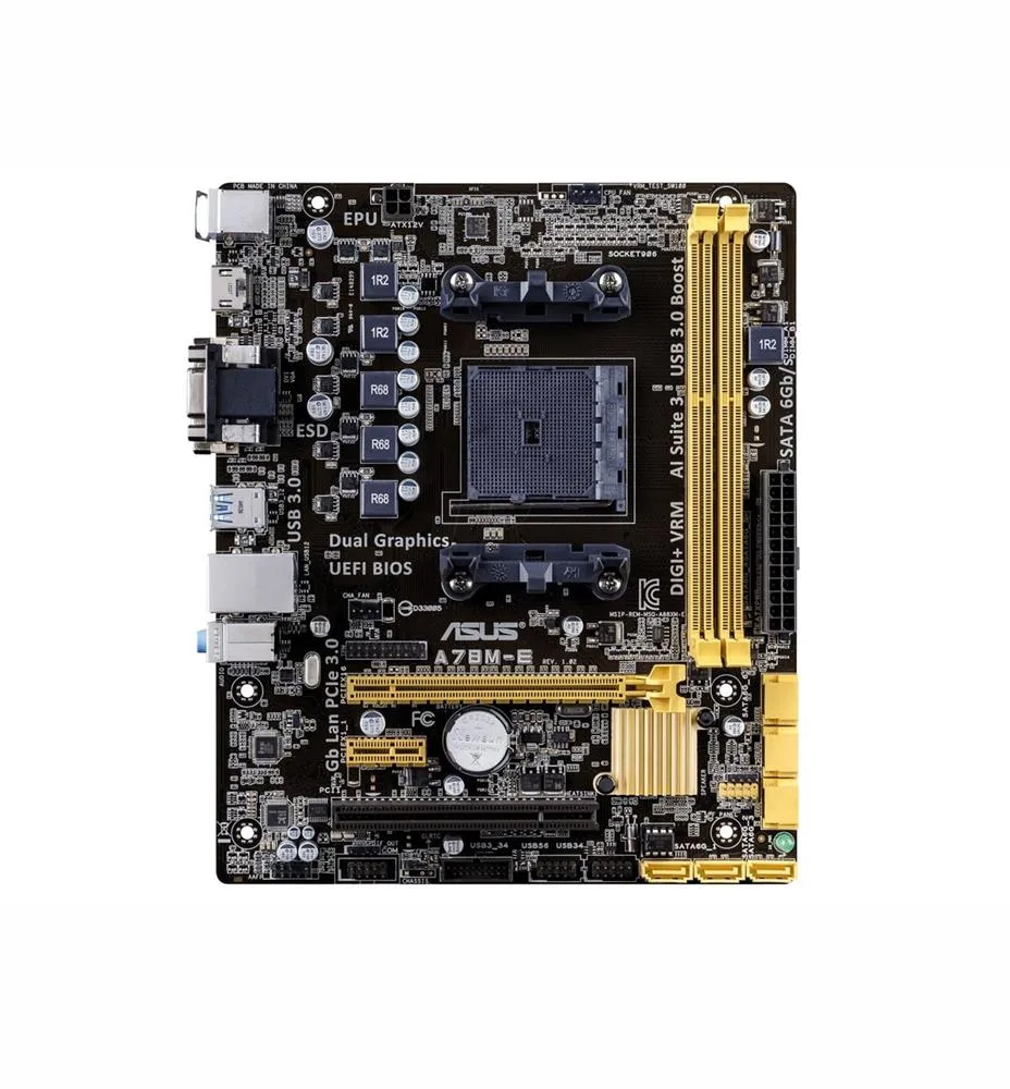 90MB0J70-M0EAY0 - Asus A78M-E Desktop Motherboard AMD A78 Chipset Socket FM2+