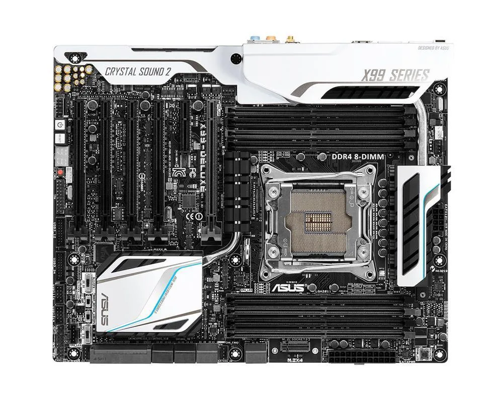 90MB0JF0-M0AAY0 - Asus X99-DELUXE Desktop Motherboard Intel X99 Chipset Socket LGA 2011-v3