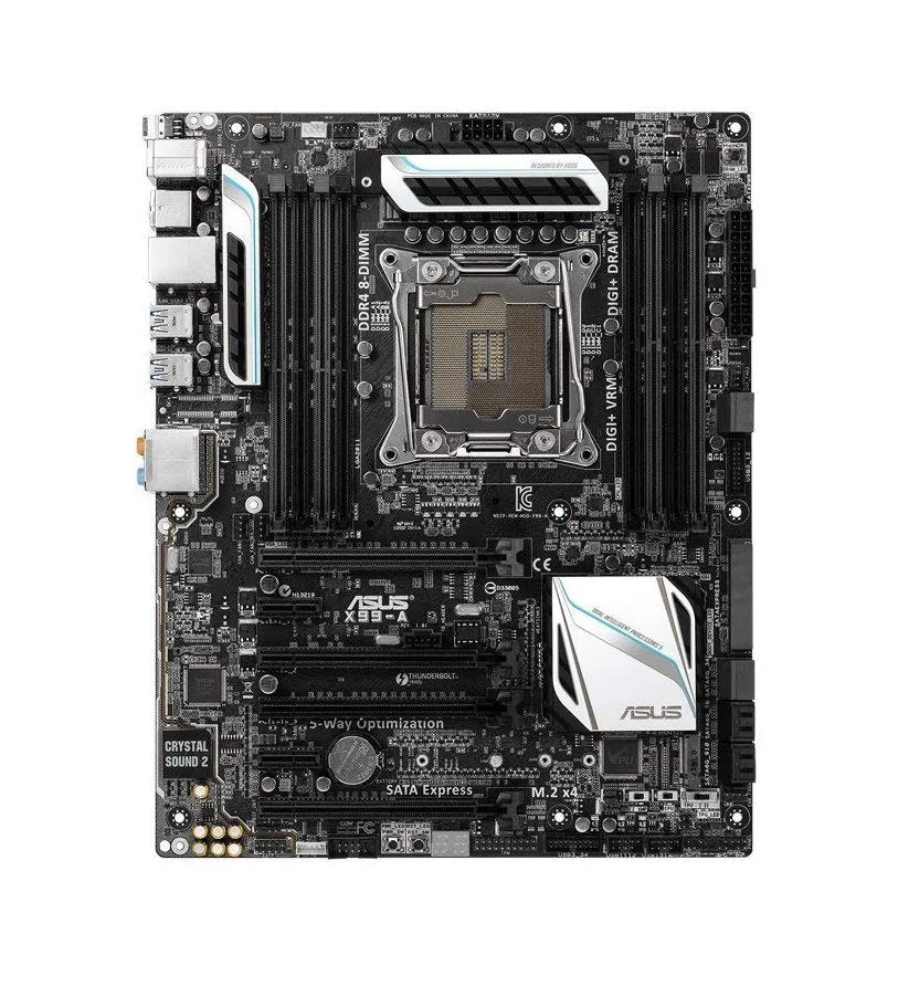 90MB0K50-M0AAY0 - Asus X99-A Desktop Motherboard Intel X99 Chipset Socket LGA 2011-v3