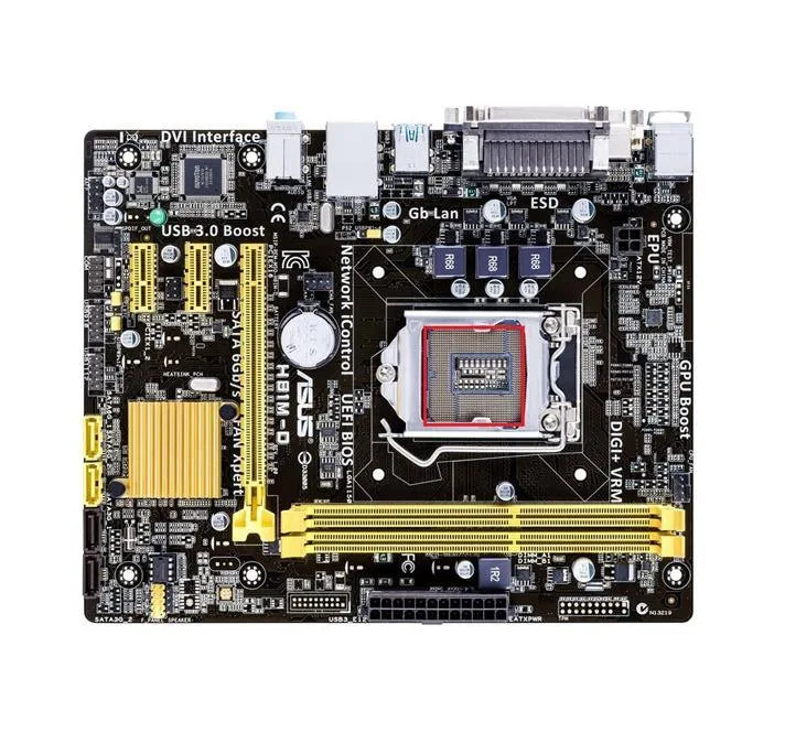 90MB0KD0-M0EAY0 - Asus H81M-D R2.0 Desktop Motherboard Intel H81 Chipset Socket H3 LGA-1150