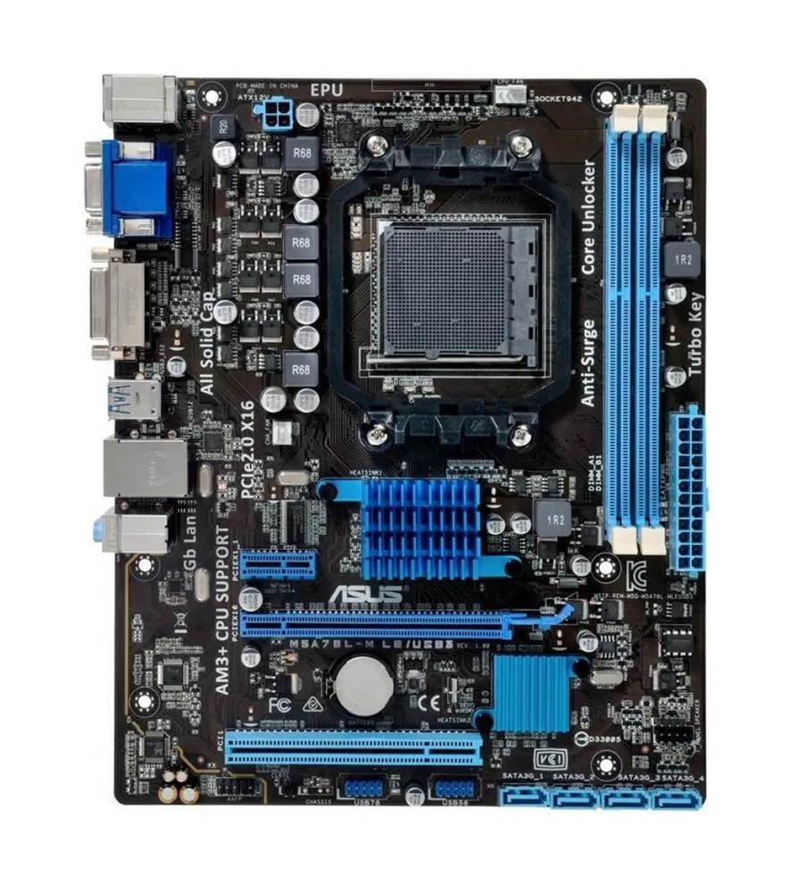 90MB0MY0-M0EAY0 - Asus M5A78L-M LE Desktop Motherboard AMD 760G Chipset Socket AM3+