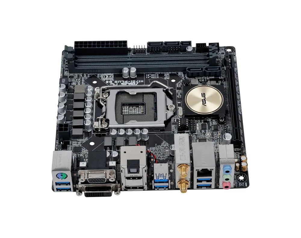 90MB0N10-M0EAY0 - Asus H170I-PLUS D3 Desktop Motherboard Intel H170 Chipset Socket H4 LGA-1151