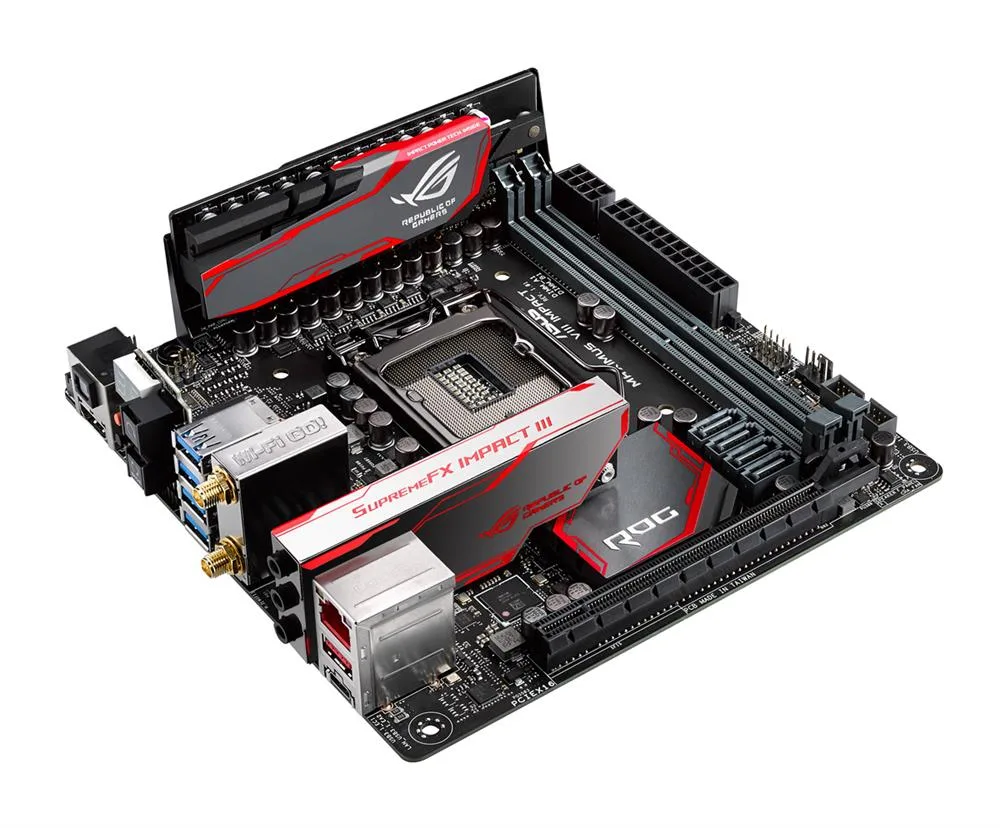 90MB0NSA-M0AAY0 - Asus MAXIMUS VIII IMPACT Desktop Motherboard Intel Z170 Chipset Socket H4 LGA-1151