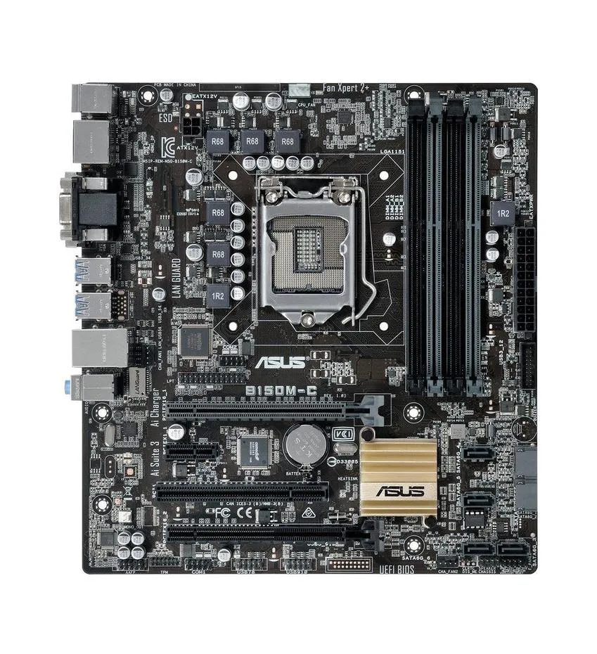 90MB0P00-M0EAYC - Asus B150M-C/CSM Desktop Motherboard Intel B150 Chipset Socket H4 LGA-1151
