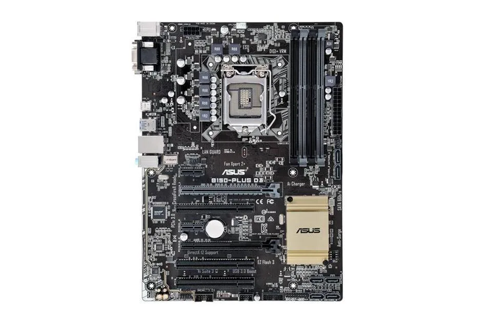 90MB0PD0-M0EAY0 - Asus B150-PLUS Desktop Motherboard Intel B150 Chipset Socket H4 LGA-1151