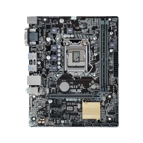90MB0PJ0-M0EAY0 - Asus B150M-K Desktop Motherboard Intel B150 Chipset Socket H4 LGA-1151