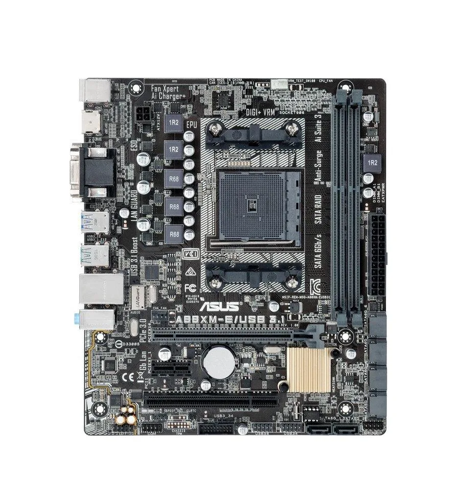 90MB0R30-M0EAY0 - Asus A88XM-E/USB 3.1 Desktop Motherboard AMD A88X Chipset Socket FM2+