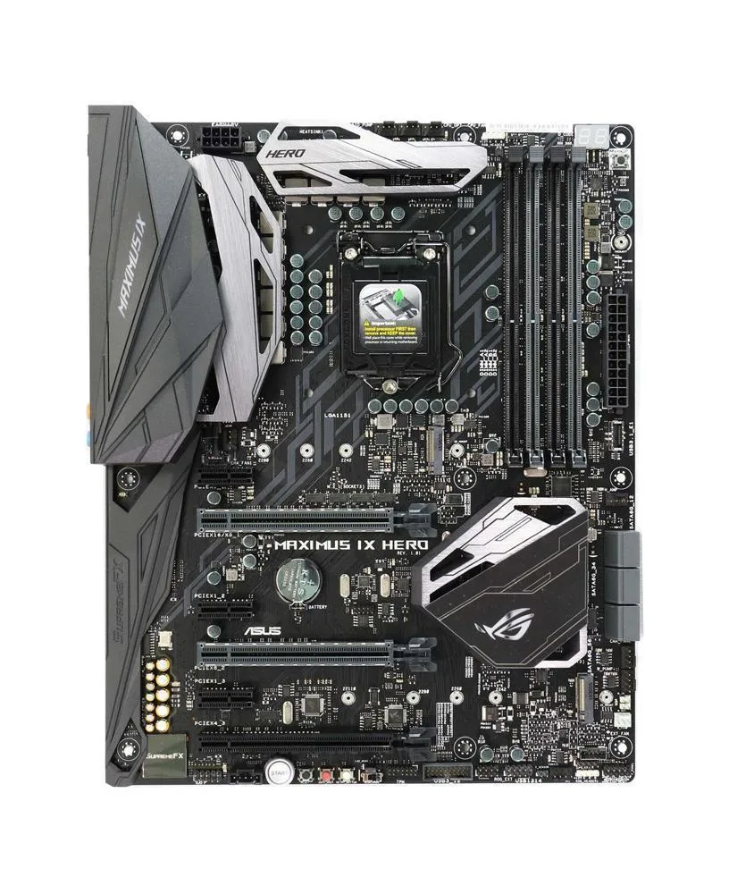90MB0S10-M0EAY0 - ASUS ROG MAXIMUS IX HERO Desktop Motherboard Intel Z270 Chipset Socket H4 LGA-1151