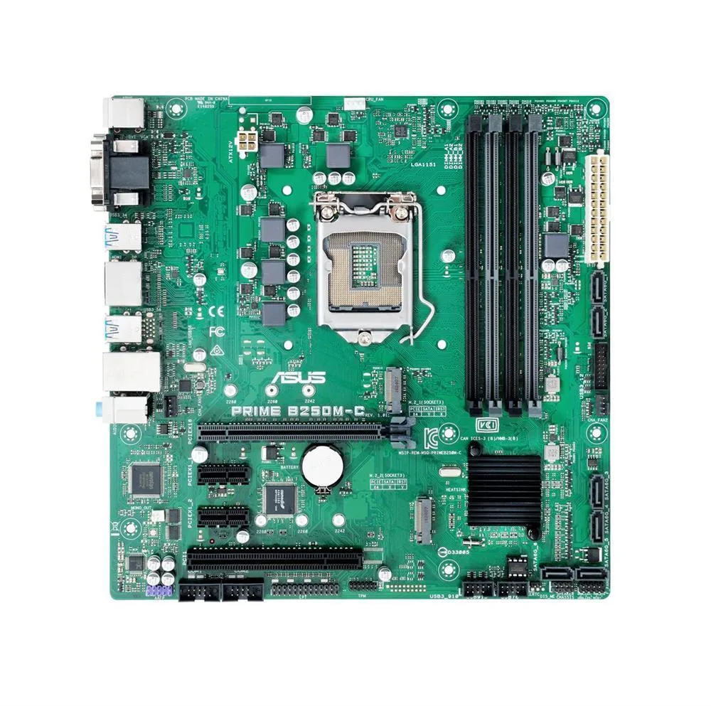 90MB0SQ0-M0EAYC - Asus Prime B250M-C/CSM Desktop Motherboard Intel B250 Chipset Socket H4 LGA-1151