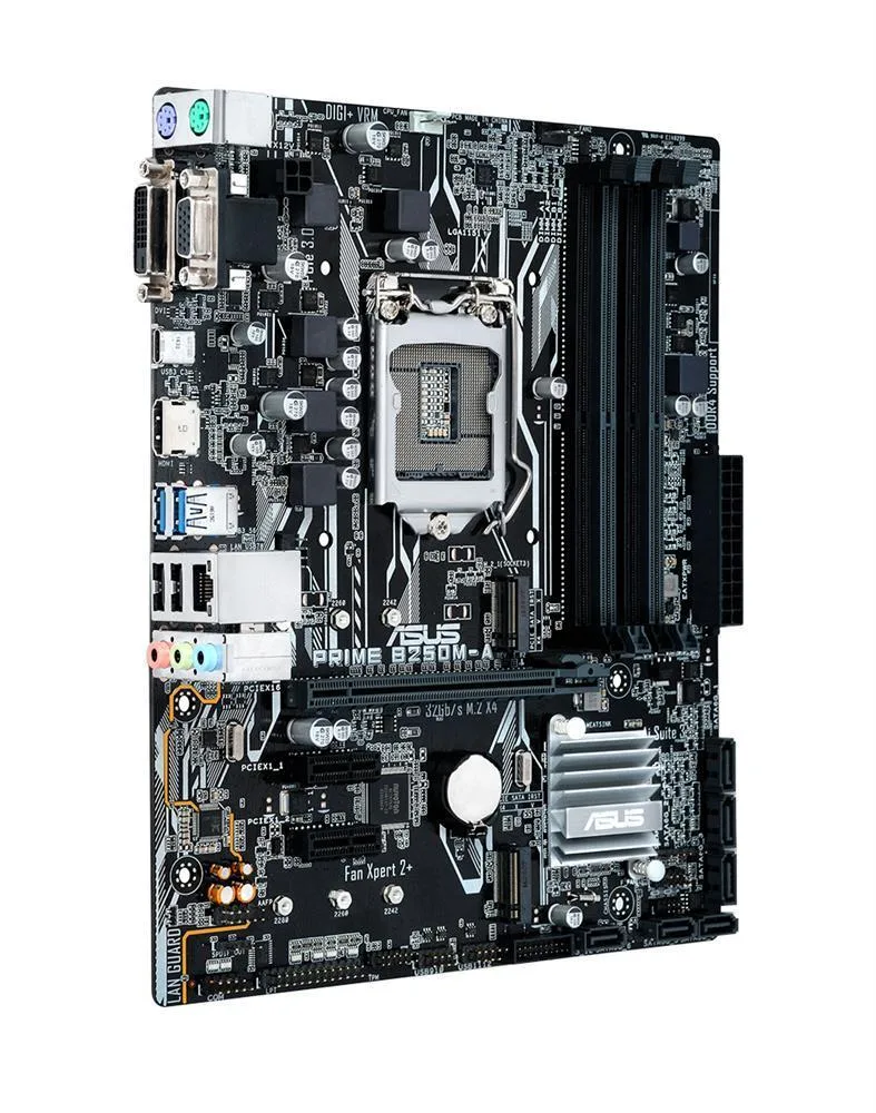 90MB0SR0-M0EAY0 - Asus PRIME B250M-A Desktop Motherboard Intel B250 Chipset Socket H4 LGA-1151
