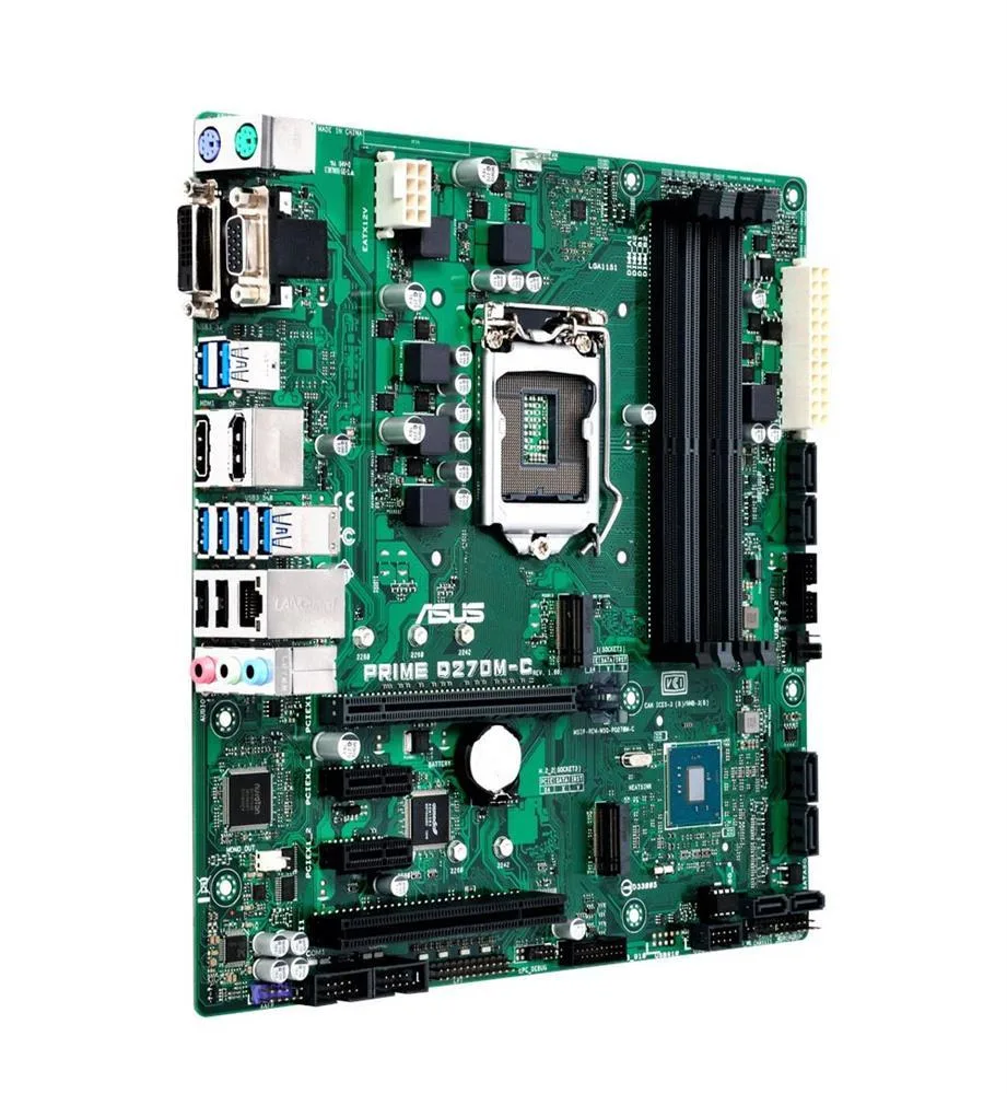 90MB0SZ0-M0EAYM - Asus Prime Q270M-C Desktop Motherboard Intel Q270 Chipset Socket H4 LGA-1151
