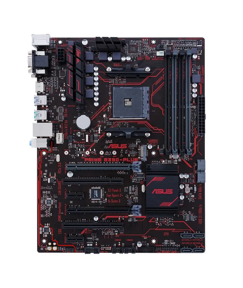 90MB0TG0-M0AAY0 - Asus Prime B350-Plus Desktop Motherboard AMD B350 Chipset Socket AM4