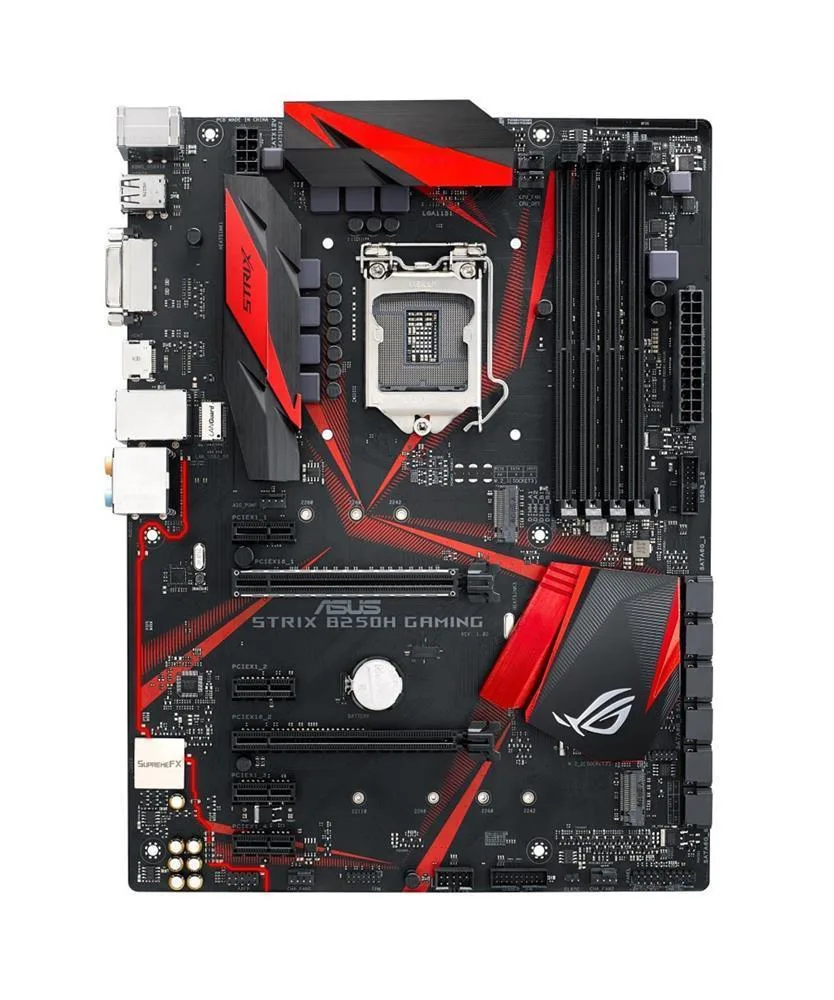 90MB0TS0-M0AAY0 - ASUS ROG STRIX B250H GAMING Desktop Motherboard Intel B250 Chipset Socket H4 LGA-1151