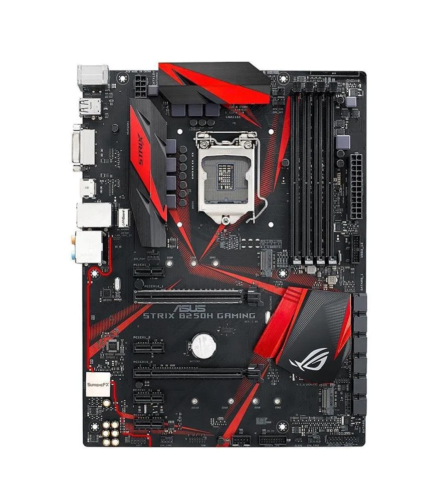 90MB0TS0-M0EAY0 - ASUS ROG STRIX B250H GAMING Desktop Motherboard Intel B250 Chipset Socket H4 LGA-1151