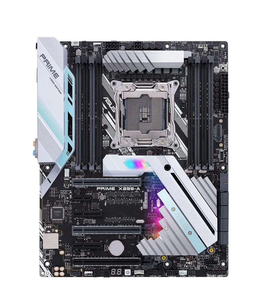 90MB0U40-M0AAY0 - Asus Prime X299-A Desktop Motherboard Intel X299 Chipset Socket R4 LGA-2066