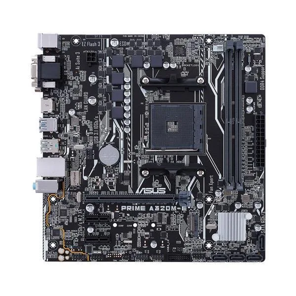 90MB0V10-M0EAY0 - Asus Prime A320M-E Desktop Motherboard AMD A320 Chipset Socket AM4