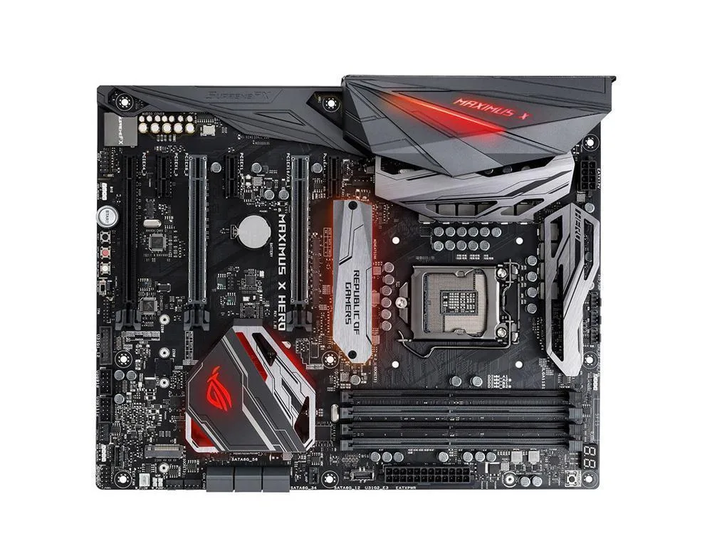 90MB0V30-M0EAY0 - ASUS ROG MAXIMUS X HERO Desktop Motherboard Intel Z370 Chipset Socket H4 LGA-1151