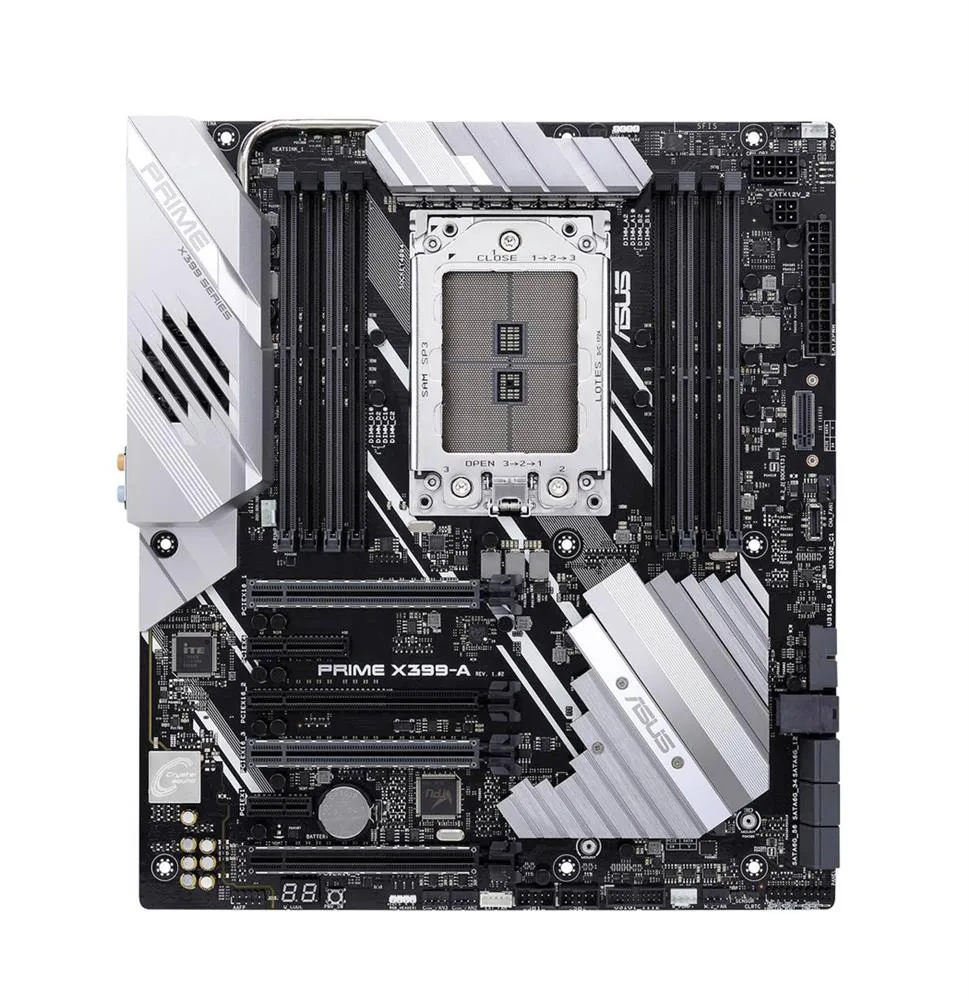 90MB0V80-M0AAY0 - Asus Prime X399-A Desktop Motherboard AMD X399 Chipset Socket TR4
