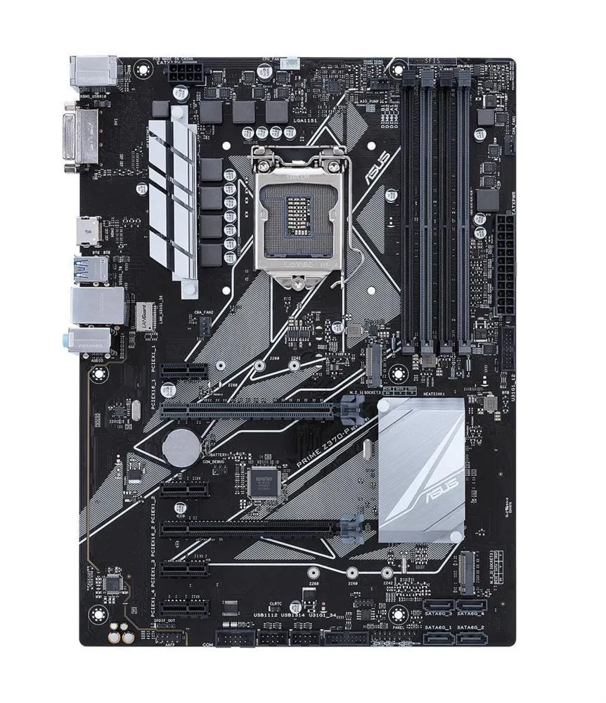 90MB0VH0-M0AAY0 - Asus Prime Z370-P Desktop Motherboard Intel Z370 Chipset Socket H4 LGA-1151