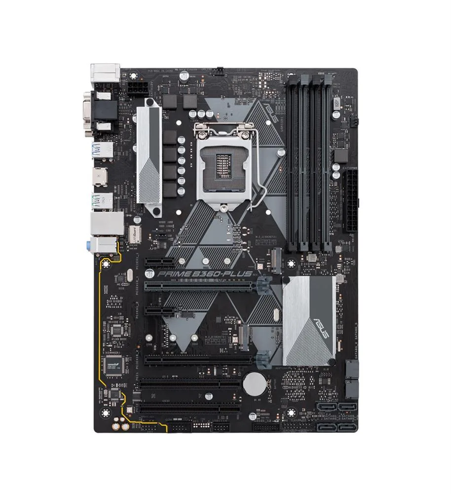 90MB0WB0-M0AAY0 - Asus Prime B360-Plus Desktop Motherboard Intel B360 Chipset Socket H4 LGA-1151