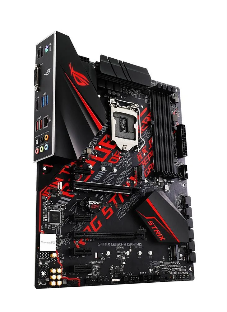 90MB0WM0-M0EAY0 - ASUS ROG Strix B360-H GAMING Desktop Motherboard Intel B360 Chipset Socket H4 LGA-1151