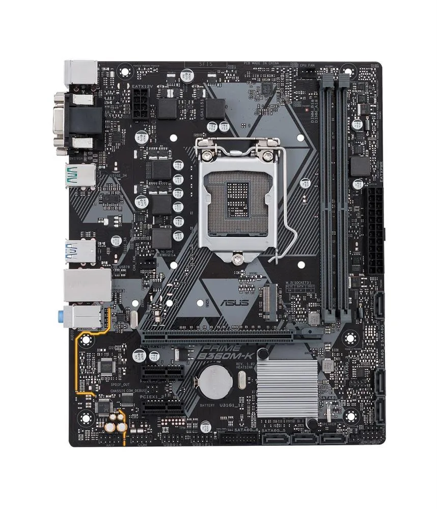 90MB0WR0-M0AAY0 - Asus Prime B360M-K Desktop Motherboard Intel B360 Chipset Socket H4 LGA-1151