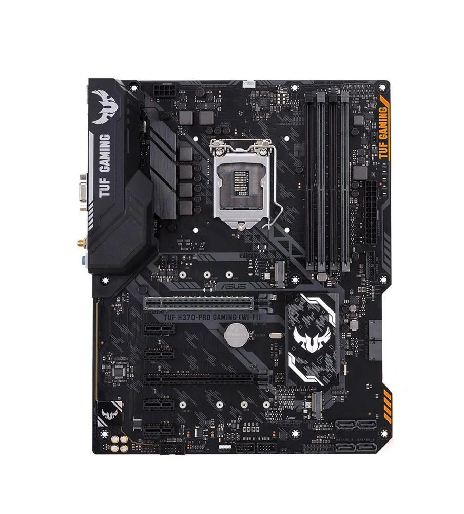 90MB0WS0-M0EAY0 - ASUS TUF H370-Pro Gaming Desktop Motherboard Intel H370 Chipset Socket H4 LGA-1151