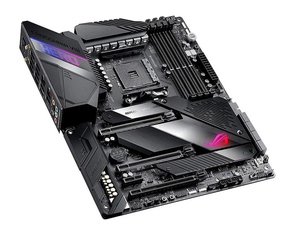 90MB10T0-M0EAY0 - Asus ROG Crosshair VIII Hero Desktop Motherboard AMD X570 Chipset Socket AM4