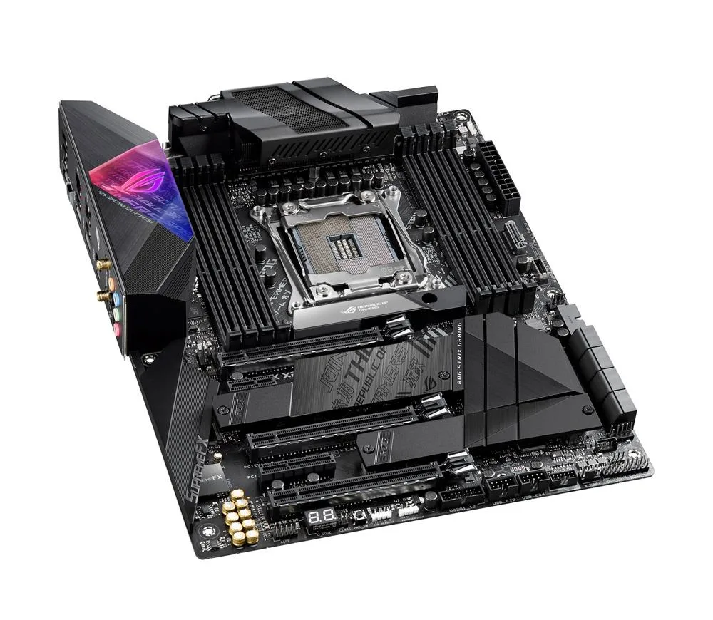 90MB11A0-M0EAY0 - Asus ROG Strix X299-E Gaming II Desktop Motherboard Intel X299 Chipset Socket R4 LGA-2066
