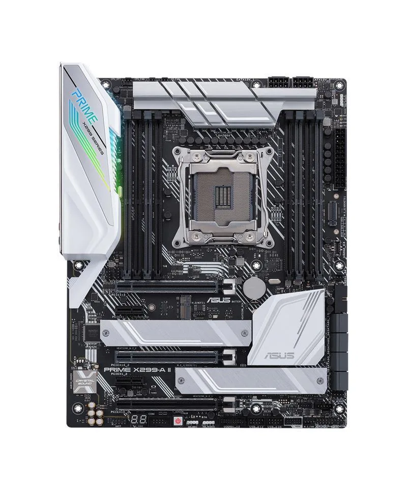 90MB11F0-M0EAY0 - Asus Prime X299-A II Desktop Motherboard Intel X299 Chipset Socket R4 LGA-2066