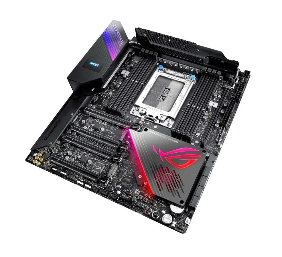 90MB12C0-M0EAY0 - Asus ROG Zenith II Extreme Desktop Motherboard AMD TRX40 Chipset Socket sTRX4