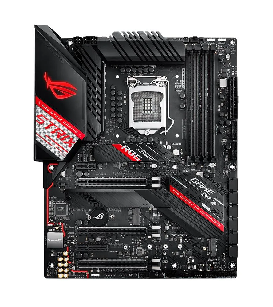 90MB12S0-M0EAY0 - Asus ROG Strix Z490-H GAMING Desktop Motherboard Intel Z490 Chipset Socket LGA-1200