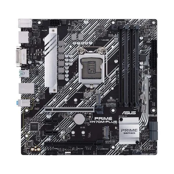 90MB1350-M0EAY0 - Asus Prime H470M-PLUS Desktop Motherboard Intel H470 Chipset Socket LGA-1200