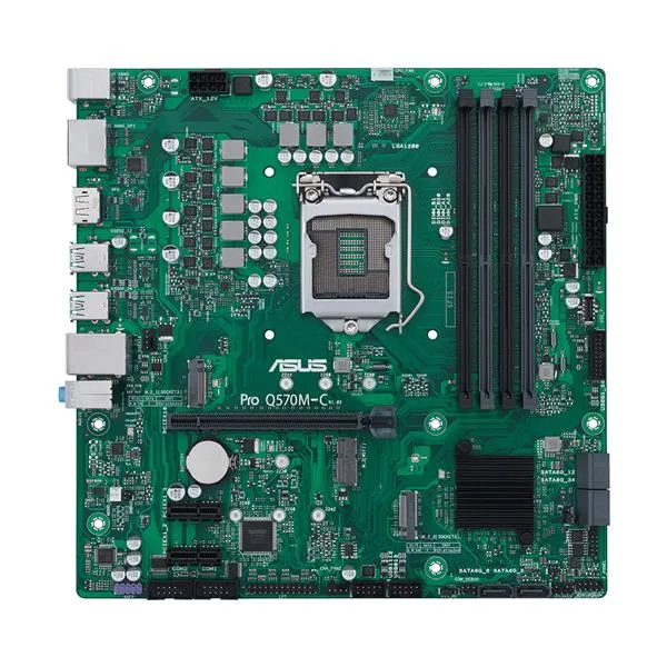90MB1380-M0EAYC - Asus Q470M-C/CSM Desktop Motherboard Intel Q470 Chipset Socket LGA-1200