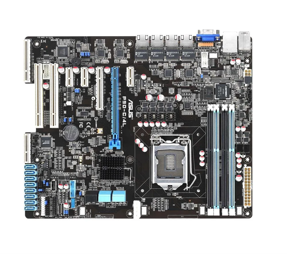 90SB0330-M0UAY0 - Asus P9D-C/4L Server Motherboard Intel C224 Chipset Socket H3 LGA-1150