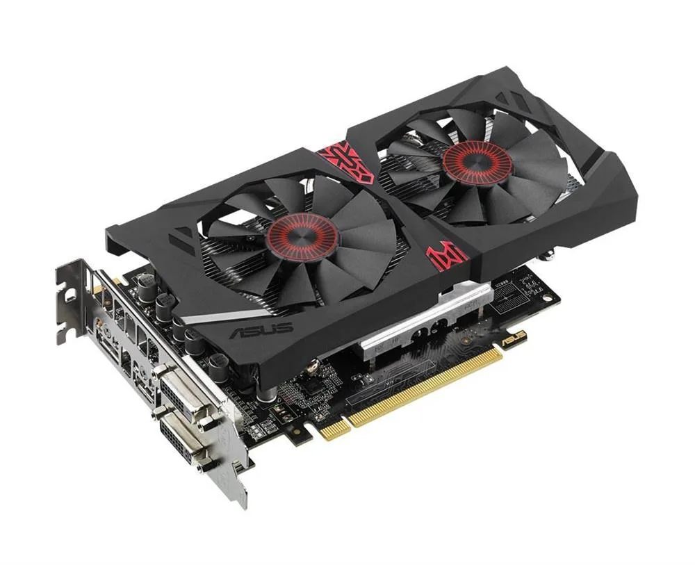 90YV0851-M0NA00 - ASUS 4GB GDDR5 2x DVI/ HDMI/ DisplayPort PCI Express 3.0 x16 Video Graphics Card