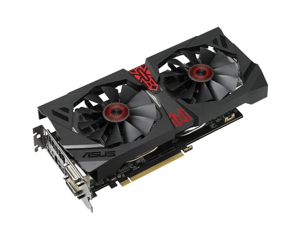 90YV08D3-M0NA00 - ASUS 4GB GDDR5 2x DVI/ HDMI/ DisplayPort PCI Express 3.0 x16 Video Graphics Card