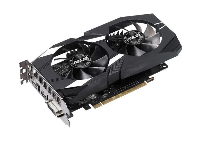 90YV0AA1-M0NA00 - Asus DUAL-GTX1050-O2G-V2 GeForce GTX 1050 Graphic Card 1404MHz Core 1518MHz Boost Clock 2GB GDDR5 PCI Express 3.0 Dual Slot Space Required