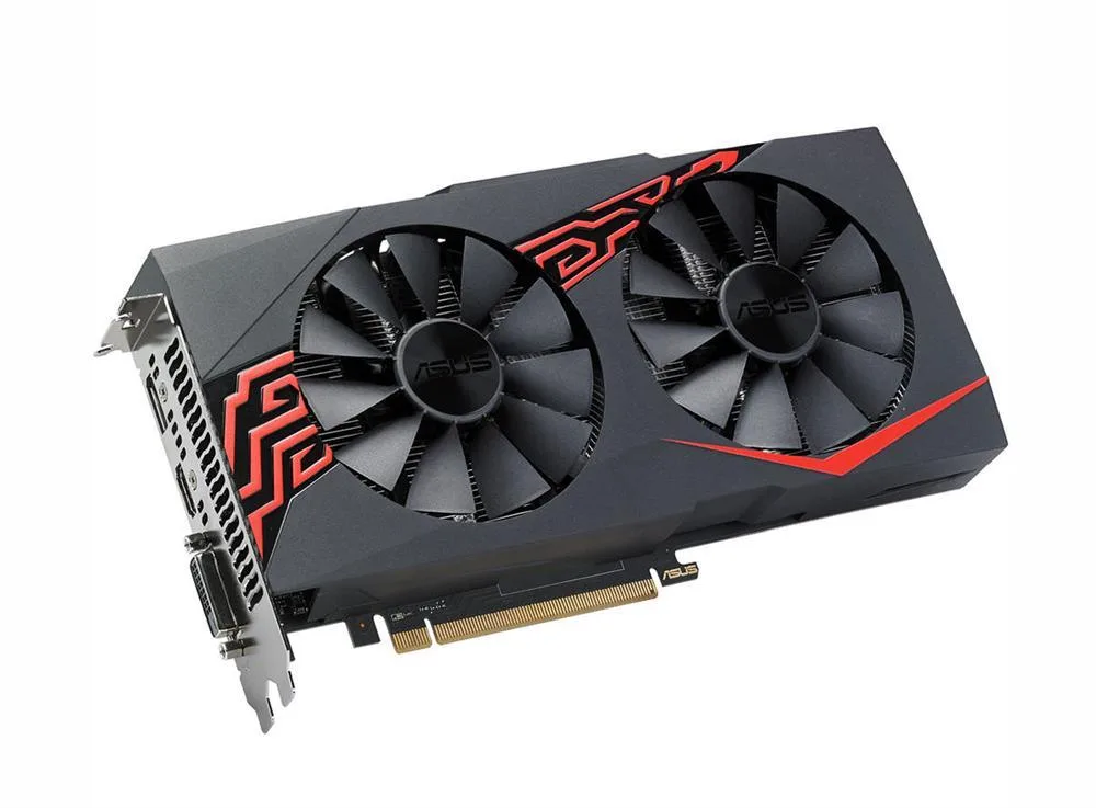 90YV0AI0-M0NA00 - Asus EX-RX570-O4G Radeon RX 570 Graphic Card 1 GPUs 1256MHz Core 1266MHz Boost Clock 4GB GDDR5 PCI Express 3.0 x16 Dual Slot Space Required