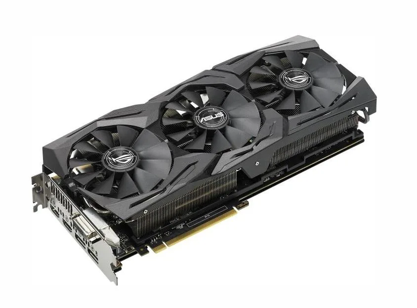 90YV0AM0-M0NM00 - ASUS ROG GeForce GTX 1080 Ti Graphic Card 1 GPUs 1594MHz Core 1708MHz Boost Clock 11GB GDDR5X PCI Express 3.0 x16 Triple Slot Space Required