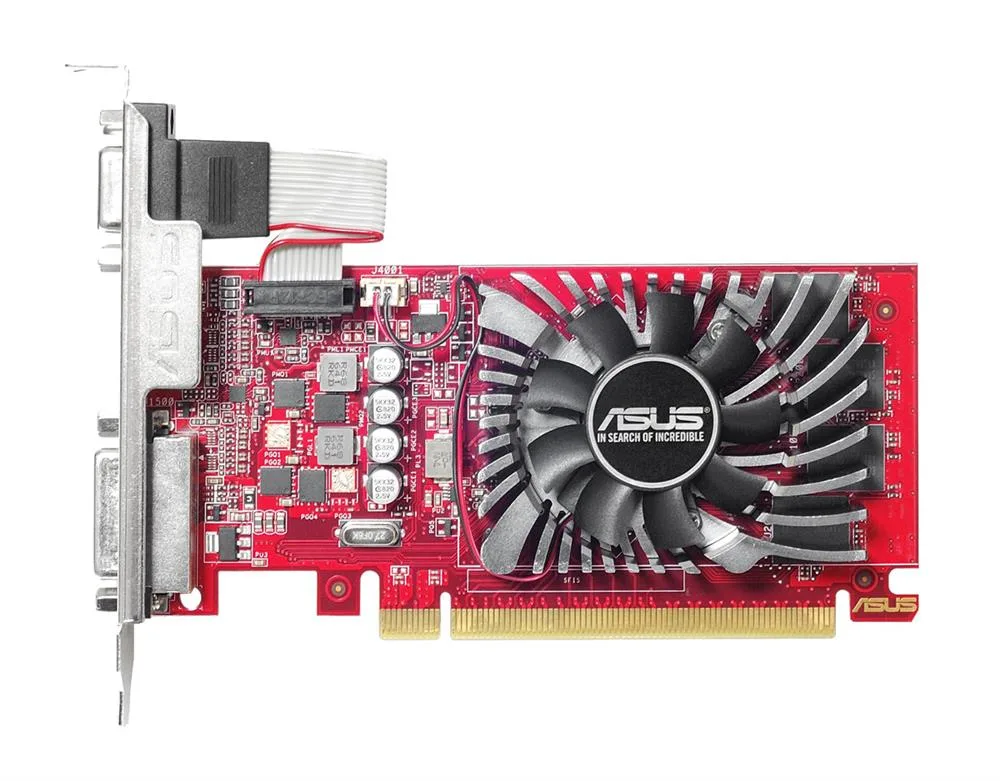 90YV0BG0-M0NA00 - Asus R7240-O4GD5-L Radeon R7 240 Graphic Card 770MHz Core 820MHz Boost Clock 4GB GDDR5 PCI Express 3.0 Low-profile