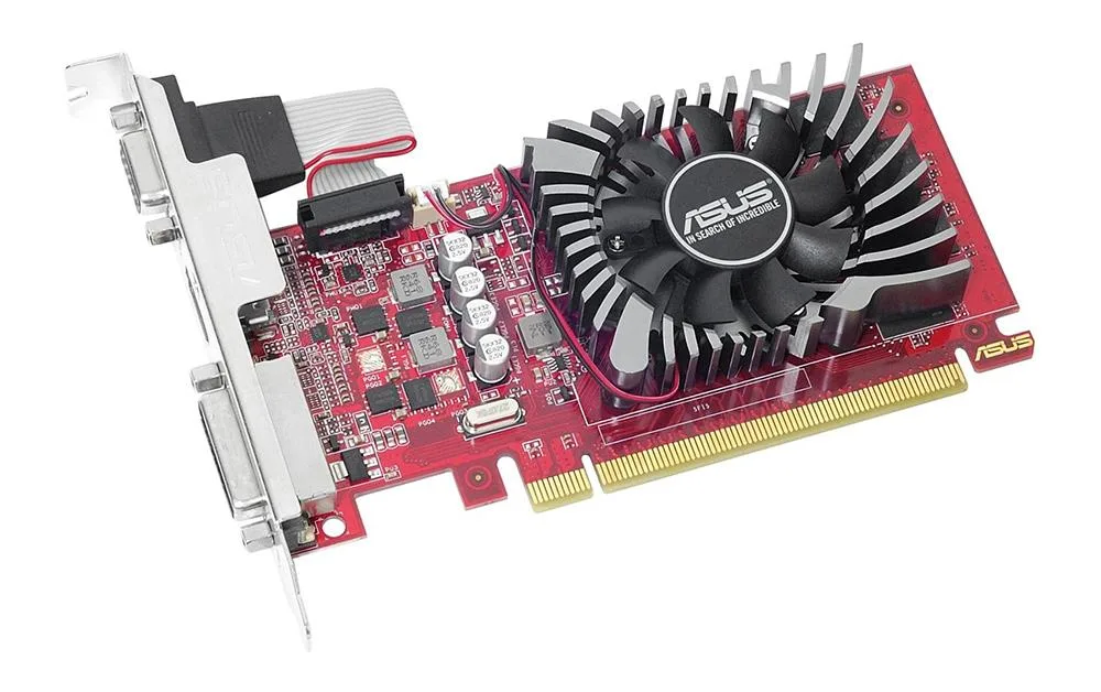 90YV0BG1-M0NA00 - Asus R7240-2GD5-L Radeon R7 240 Graphic Card 730MHz Core 780MHz Boost Clock 2GB GDDR5 PCI Express 3.0 Low-profile