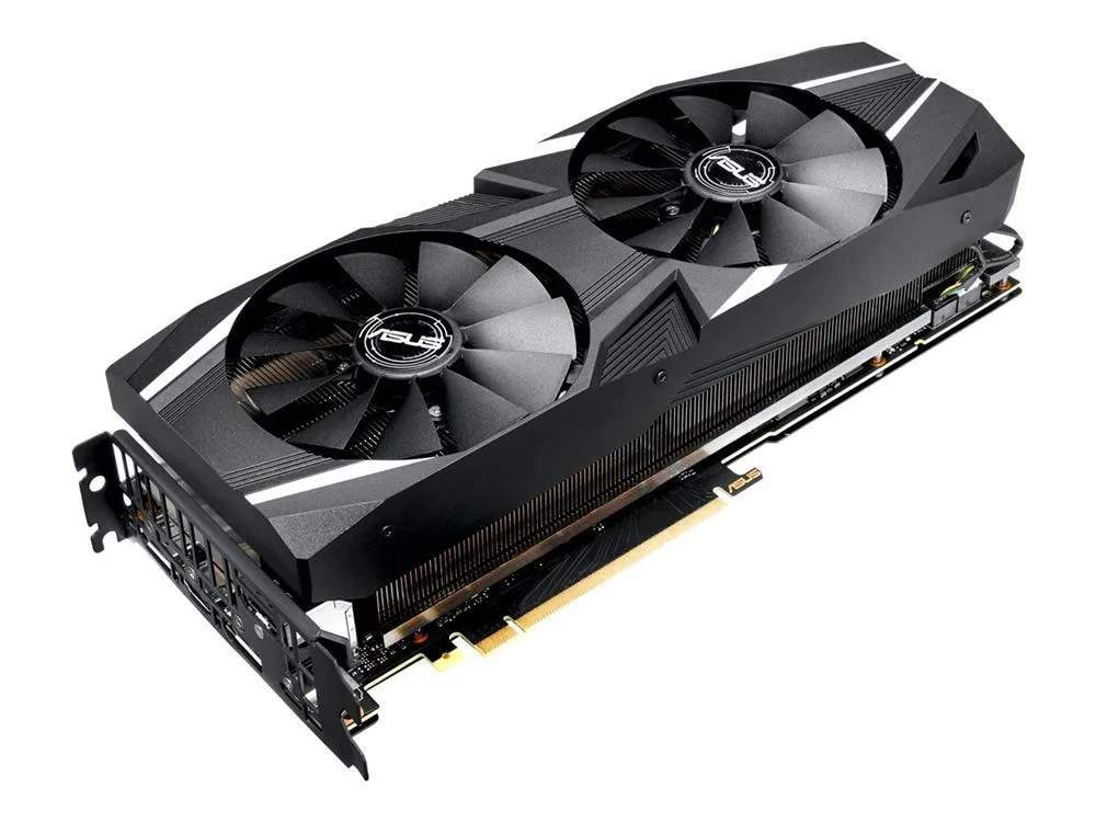 90YV0C33-M0NM00 - Asus Dual DUAL-RTX2080-8G GeForce RTX 2080 Graphic Card 1515MHz Core 1710MHz Boost Clock 8GB GDDR6 PCI Express 3.0 x16 Triple Slot Space Required
