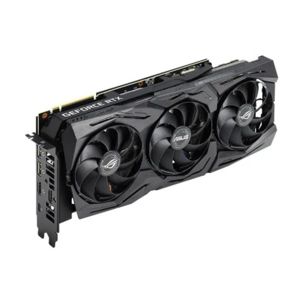 90YV0C62-M0NM00 - ASUS ROG Strix ROG-STRIX-RTX2080-8G-GAMING GeForce RTX 2080 Graphic Card 1515MHz Core 1740MHz Boost Clock 8GB GDDR6 PCI Express 3.0 x16 Triple Slot Space Required
