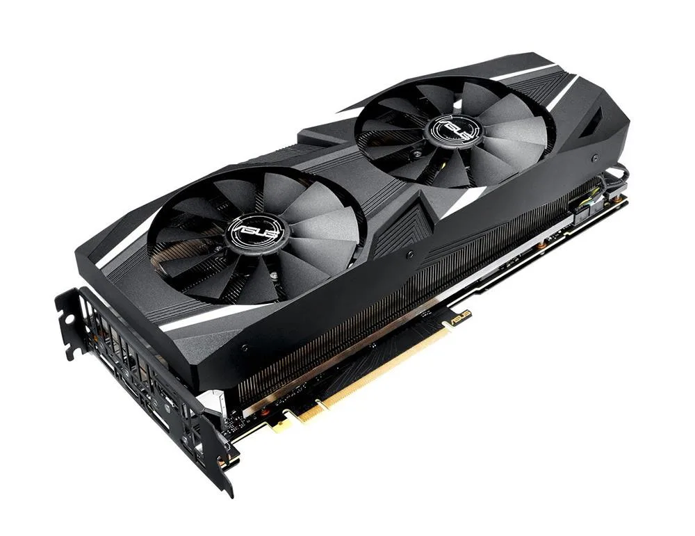 90YV0C84-M0NA00 - Asus Dual DUAL-RTX2070-8G GeForce RTX 2070 Graphic Card 1410MHz Core 1650MHz Boost Clock 8GB GDDR6 PCI Express 3.0 x16 Triple Slot Space Required