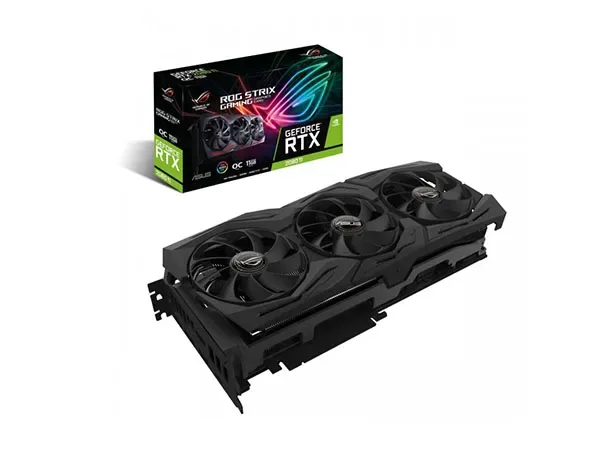 90YV0CC0-M0NM00 - ASUS ROG ROG-STRIX-RTX2080TI-O11G-GAMING GeForce RTX 2080 Ti Graphic Card 1350MHz Core 1665MHz Boost Clock 11GB GDDR6 PCI Express 3.0 x16 Triple Slot Space Required